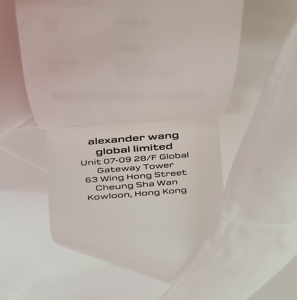 Alexander Wang White 100% Cotton Plunging Spaghetti Strap Sundress Sz L - Picture 10 of 13